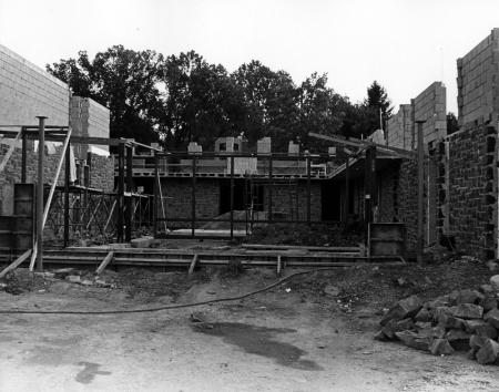 McKenney Hall, construction, 1972