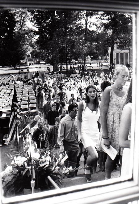 Students at Convocation, 1996
