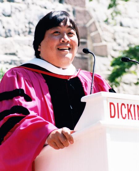 Harold Hongju Koh at Commencement, 2000