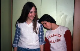 Two friends, 1978