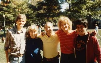 Friends in the sun, c.1984