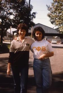 Friends smile, c.1984