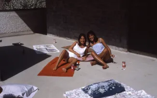 Friends in the sun, c.1984