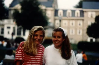 Two friends, c.1992