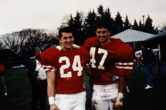 Two Football players, c.1994