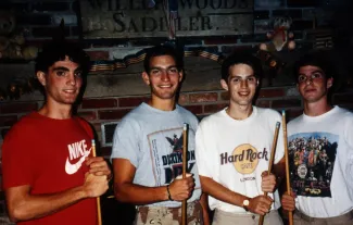 Boys play pool, c.1994