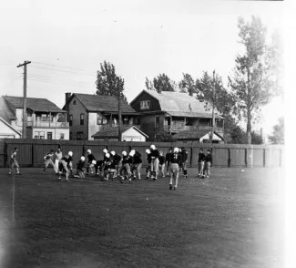 Practicing Passing, c.1935