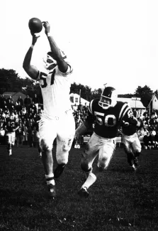 Peter Zuyus with Ball, 1962