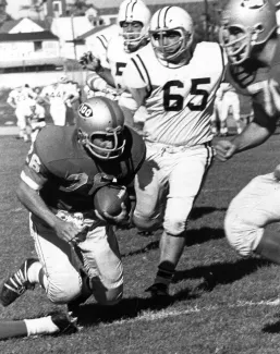 Lon Haines with the Ball, 1969