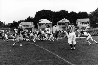 Dickinson Offense at Homecoming, 1970