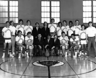 Men's Basketball Team, 1972