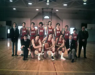 Men's Basketball Team, 1972