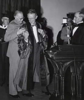 Inauguration of Gilbert Malcolm, 1959