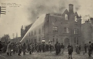 Denny Hall Fire, 1904