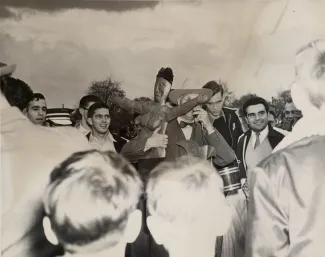 Homecoming celebration, 1950