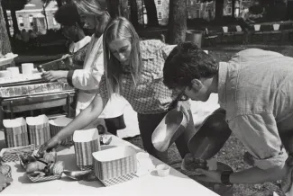 Homecoming buffet, 1970