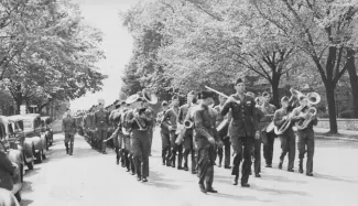 32nd College Training Detachment parade, 1944