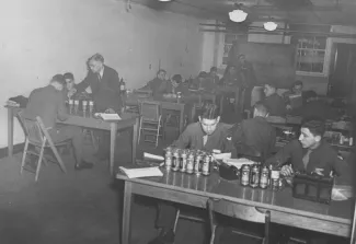 Cadets in a Classroom, 1944