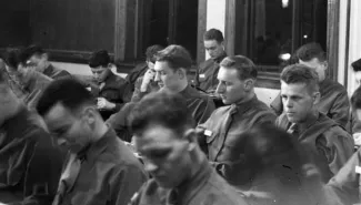 Cadets in class, 1944