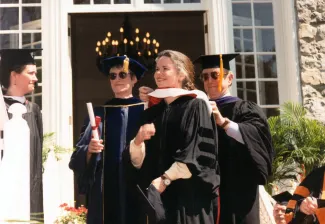 Susan Stewart receives honorary degree, 1998