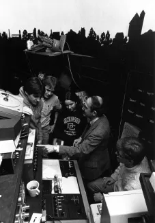 Astronomy Class in the Planetarium, c.1990