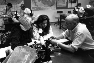 Biology lab, 1990