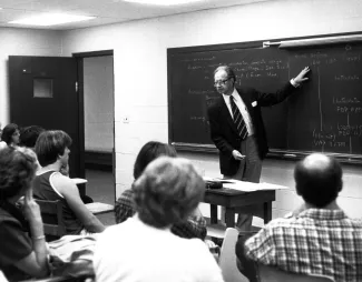 Computer science class, c.1980