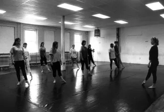 Dance class, 1991