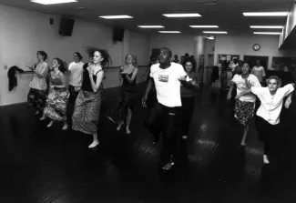 Dance class, 1995