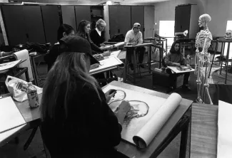 Drawing class, 1994