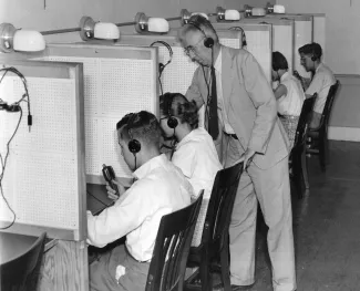 Language Lab, c.1955