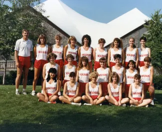 Women's Cross Country Team, 1987