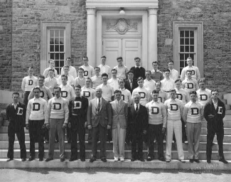 "D" Club charter members, 1934