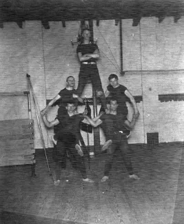 Human Pyramid, c.1890