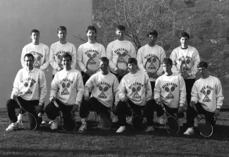 Men's Tennis Team, 1990