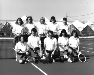 Women's Tennis Team, 1989