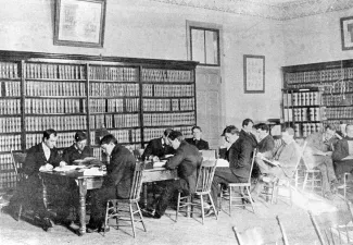 Bosler Hall reference area, 1905