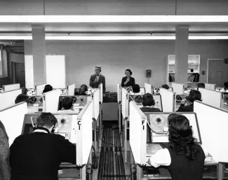 Electronic Language Laboratory in Tome, c.1960