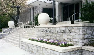 Holland Union Building entrance, 2000