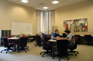 Students in the Writing Center, 2005