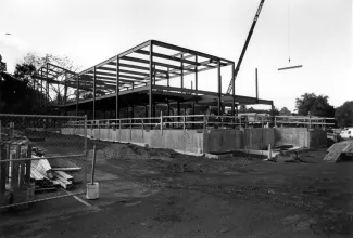 Tome Hall construction, c.1995