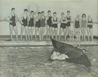 Men's and Women's Swimming, c.1940