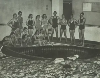 Men's and Women's Swimming, c.1940