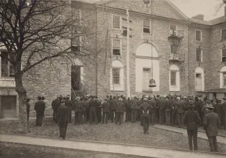 Removing the College Bell, #2, 1905