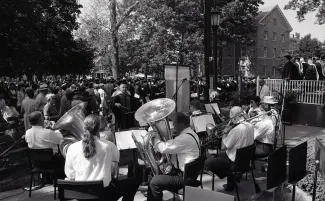 Brass Ensemble at Commencement, 1998