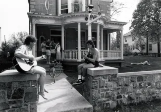 Phi Epsilon Pi house, c.1985