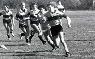 Rugby match, c.1985