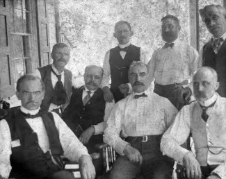 Class of 1878 Reunion on porch