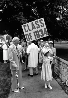 Waiting for the parade to begin, 1994