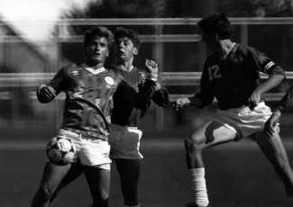 Men's Soccer game, 1988